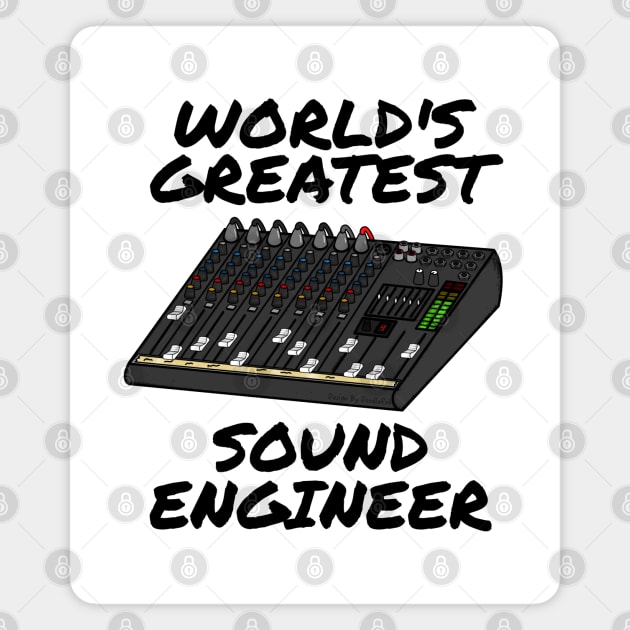 World's Greatest Sound Engineer Magnet by doodlerob